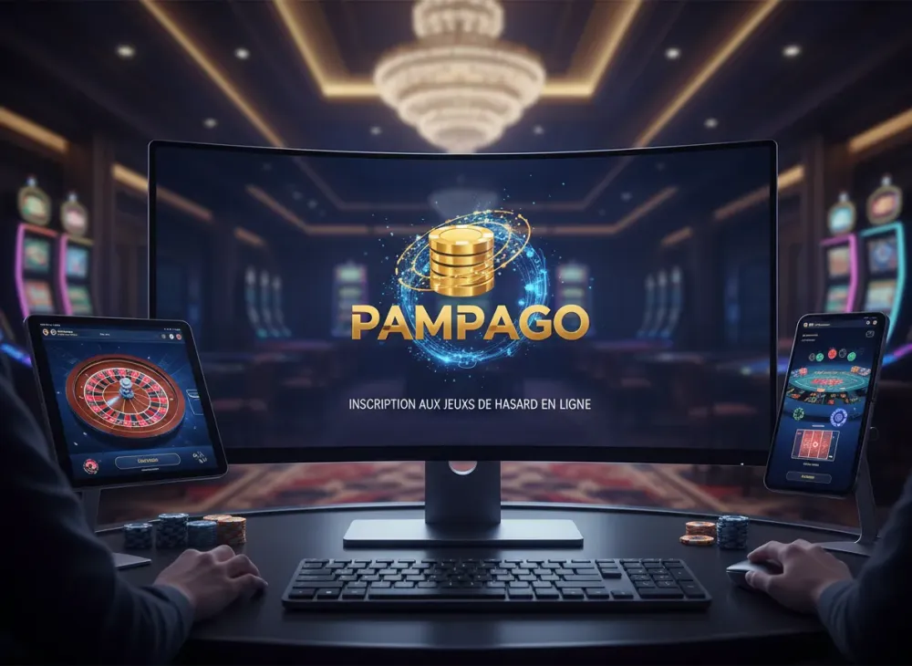 Pampago inscription dans les jeux de hasard en ligne